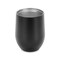 Makerflo 12 oz Powder Coated Wine Tumbler with Leak-Proof Clear Lid, Ideal for Craft and Personalization (Laser Engraving, UV DTF, Epoxy, and Vinyl)
